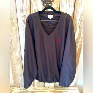 Alabama Cutter & Buck CB Windtec pull over jacket Size XXL Black NWOT